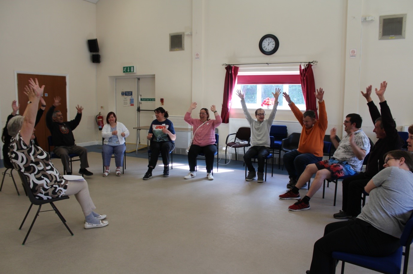 seated exercise class