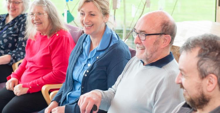 Dorothy House staff and residents