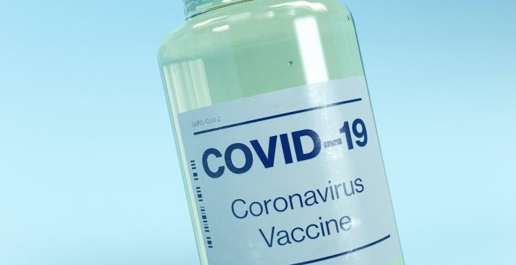 phial of covid vaccine