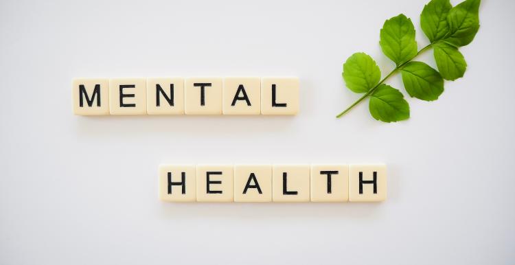 mental health in scrabble letters