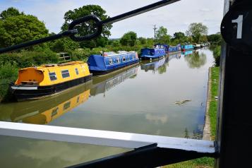 barges on a canal