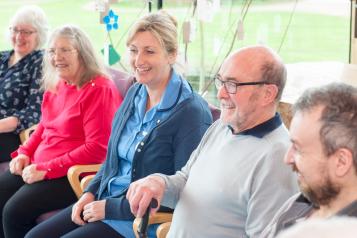 Dorothy House staff and residents