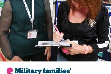 Military families report front cover