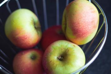 apples in basket