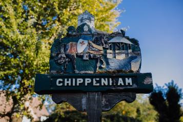 chippenham road sign