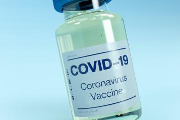 phial of covid vaccine