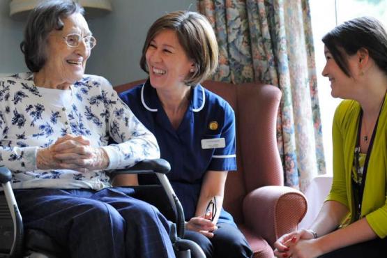 care home staff and resident care home staff and resident