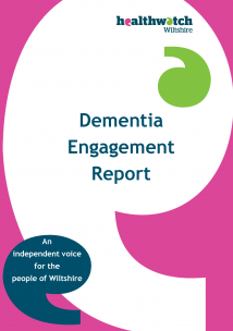 Dementia Engagement Report 2015 front cover