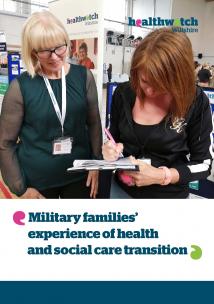 Military families report front cover
